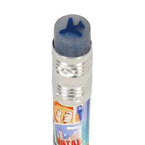 Legami - Recycled Paper Pen - I Used to be a Newspaper - Travel Stickers