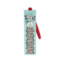 Legami - Illustrated Kitap Ayracı ile Elastic Band - Kitap Lover, So Many Books - Kitap Ayracı