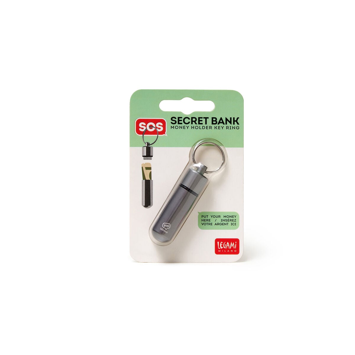 Legami - Sos Secret Bank - Money Tutucu Keyring