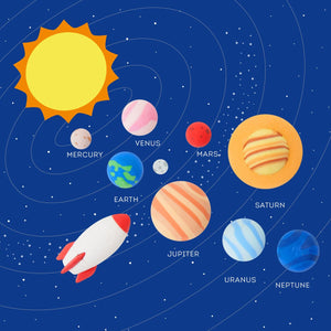Legami - Solar System - Seti 9 Erasers