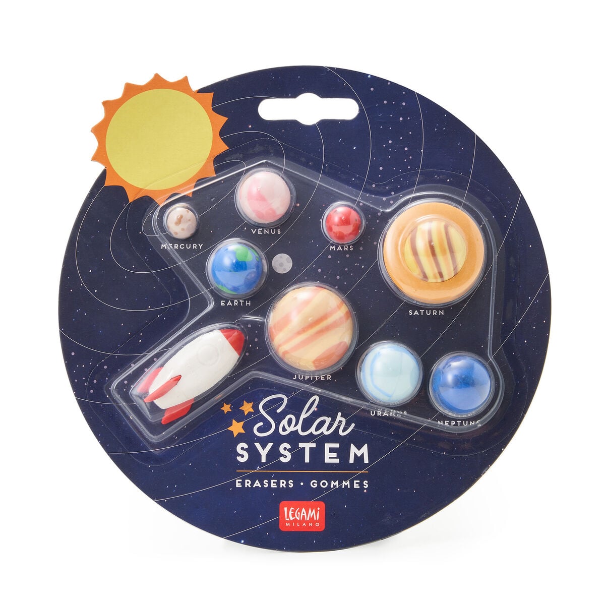 Legami - Solar System - Seti 9 Erasers