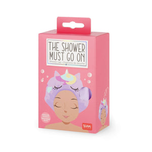 Legami - Unicorn Shower Cap - Shower Must Go On