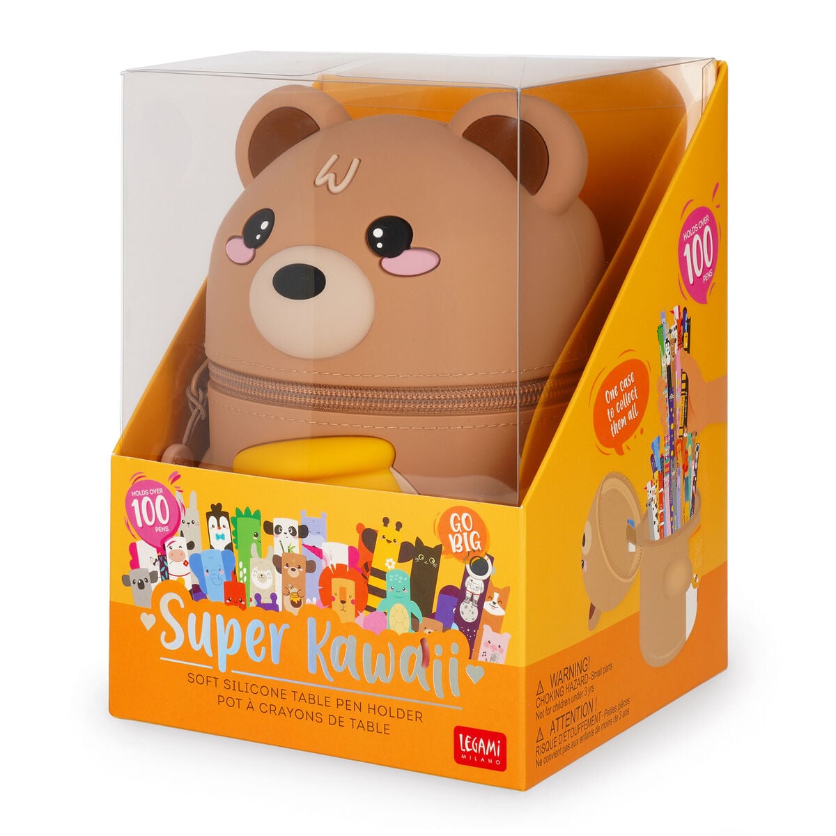 Legami - Teddy Bear Tabletop Pen Holder - Super Kawaii