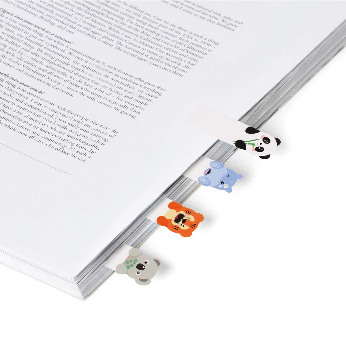 Legami - Cute Animals Yapışkanlı Pagemarkers - Keep in Mind