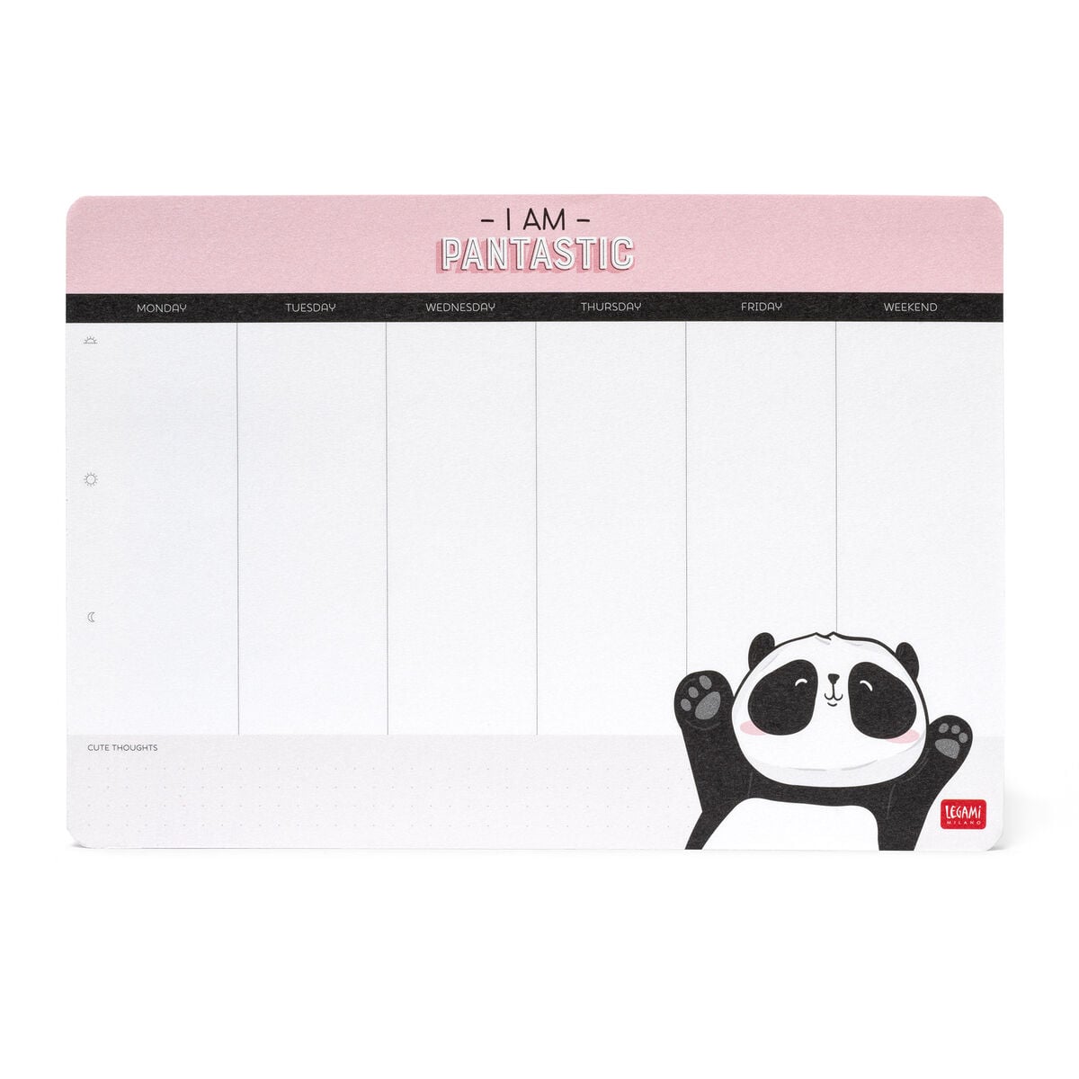 Legami - Panda Paper Mousepad and Memo Cube - Smart Notes