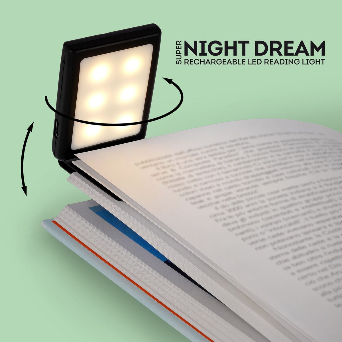 Legami - Rechargeable LED Reading Light - Super Night Dream