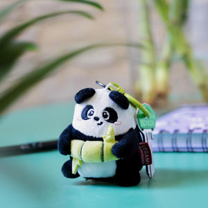 Legami - Panda Plush Toy Keychain - Tiny Super Soft!