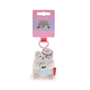 Legami - Kitty Plush Toy Keychain - Tiny Super Soft!