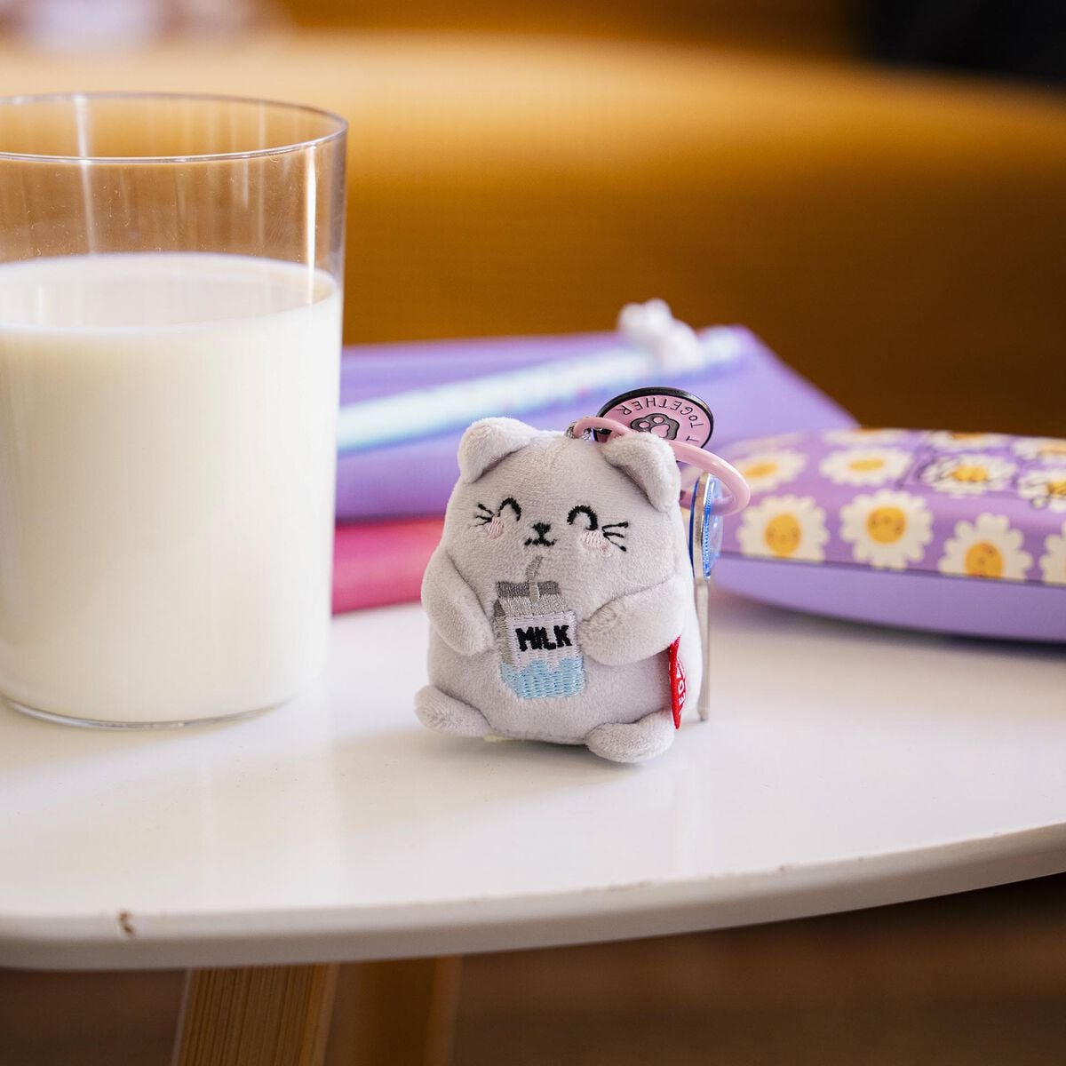 Legami - Kitty Plush Toy Keychain - Tiny Super Soft!