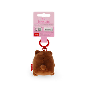 Legami - Teddy Bear Plush Keychain - Tiny Super Soft!