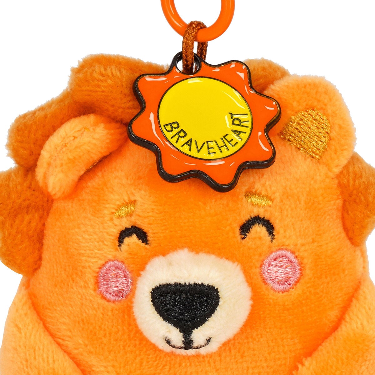 Legami - Lion Plush Toy Keychain - Tiny Super Soft!