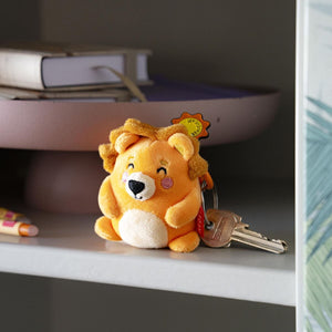Legami - Lion Plush Toy Keychain - Tiny Super Soft!