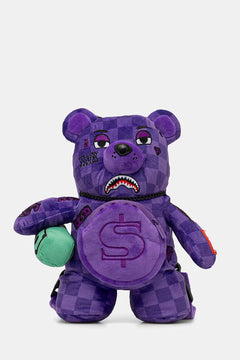 Sprayground - Peluş Ayı Sırt Çantası Mor