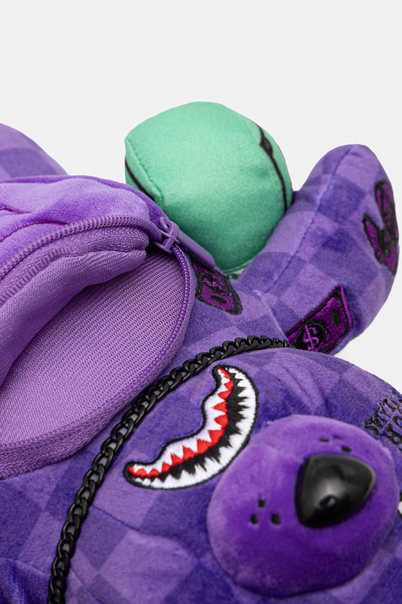 Sprayground - Peluş Ayı Sırt Çantası Mor