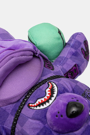 Sprayground - Peluş Ayı Sırt Çantası Mor