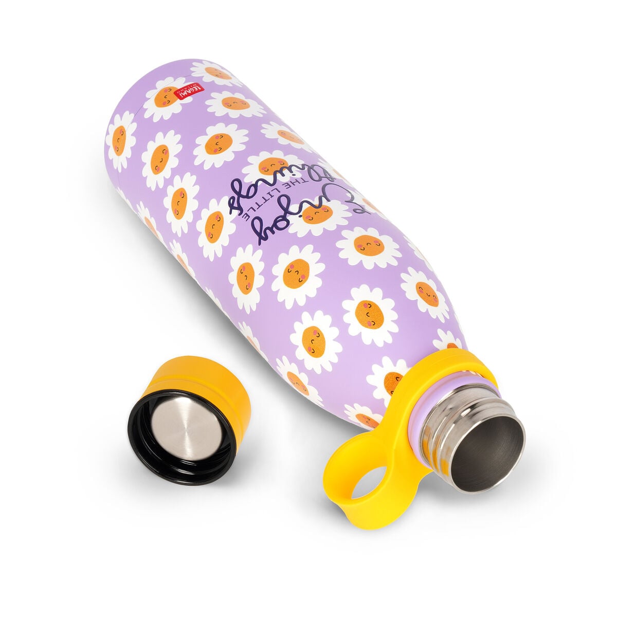 Legami - 800 ml Vacuum Bottle - Daisy - Hot and Cold