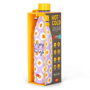 Legami - 800 ml Vacuum Bottle - Daisy - Hot and Cold