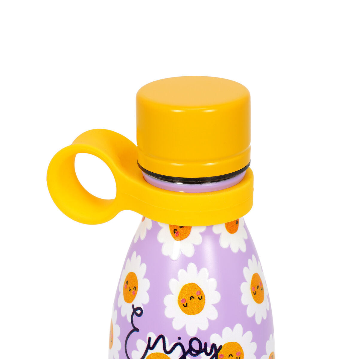 Legami - 300 ml Mini Vakum Şişe - Daisy - Sıcak ve Soğuk