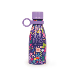 Legami - 300 ml Mini Vakum Şişe - Çiçekler - Sıcak ve Soğuk