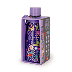 Legami - 300 ml Mini Vakum Şişe - Çiçekler - Sıcak ve Soğuk