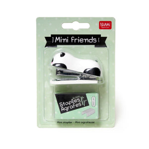 Legami - Panda Mini Stapler with Staple Remover - Hug Me