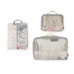 Legami - Set of Three Travel Bags - Travel Organizer