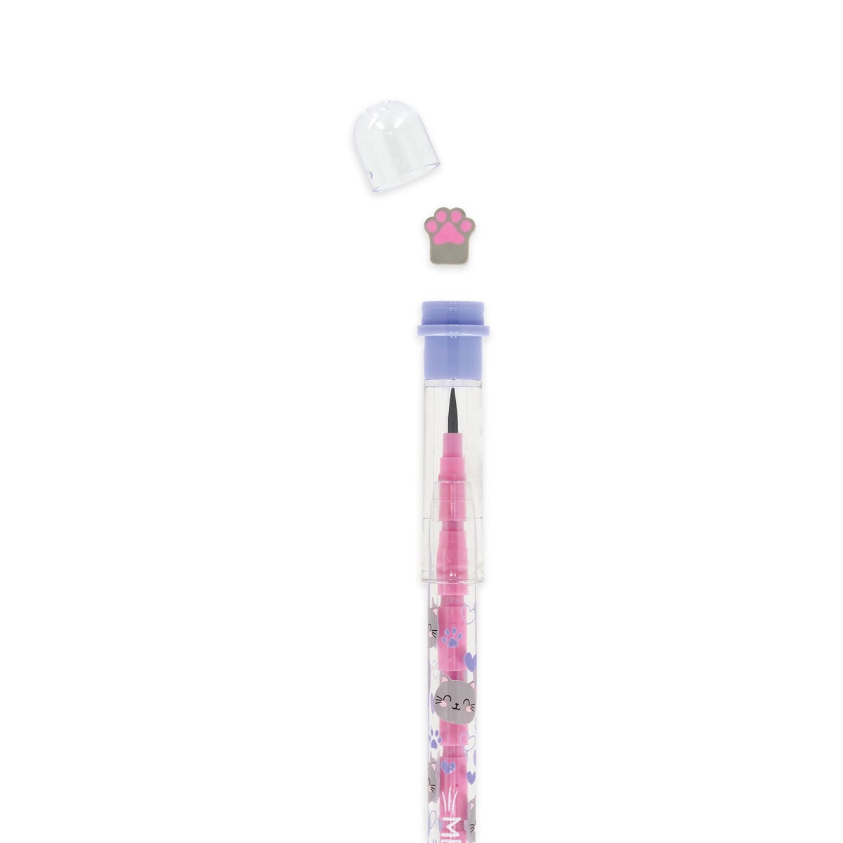 Legami - Kitty Stackable Pencil with Eraser - Take a Tip