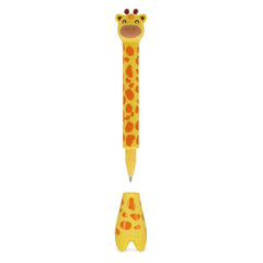 Legami - Giraffe Ballpoint Pen with Base - Stand-Ink Ovation