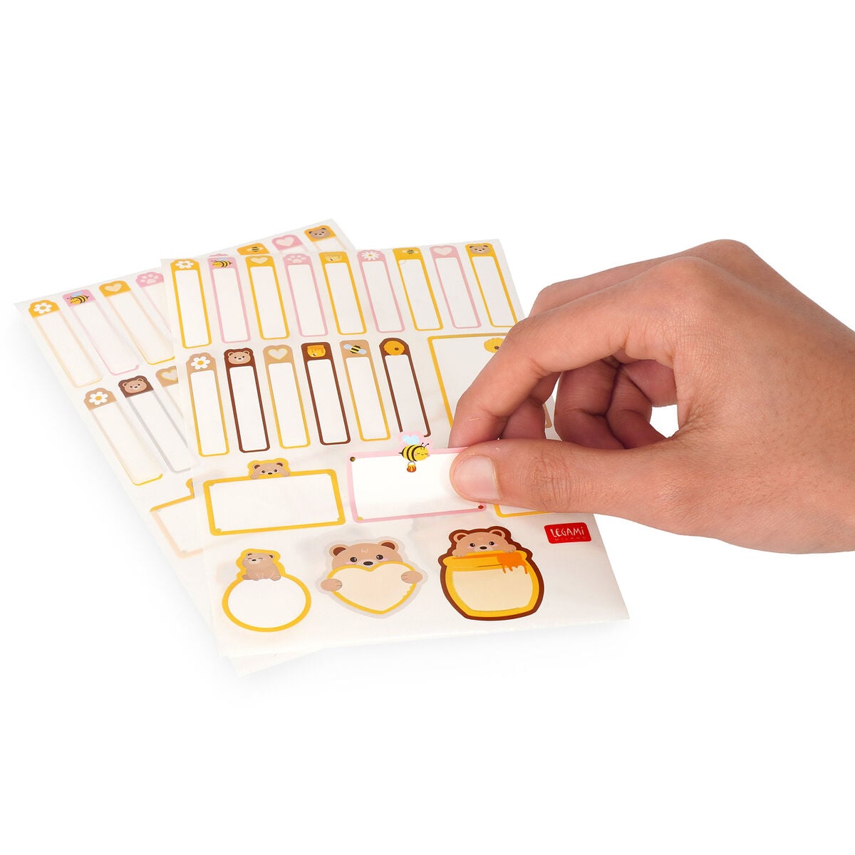 Legami - Sticky Labels with Protective Film - My Name Is... - Bear