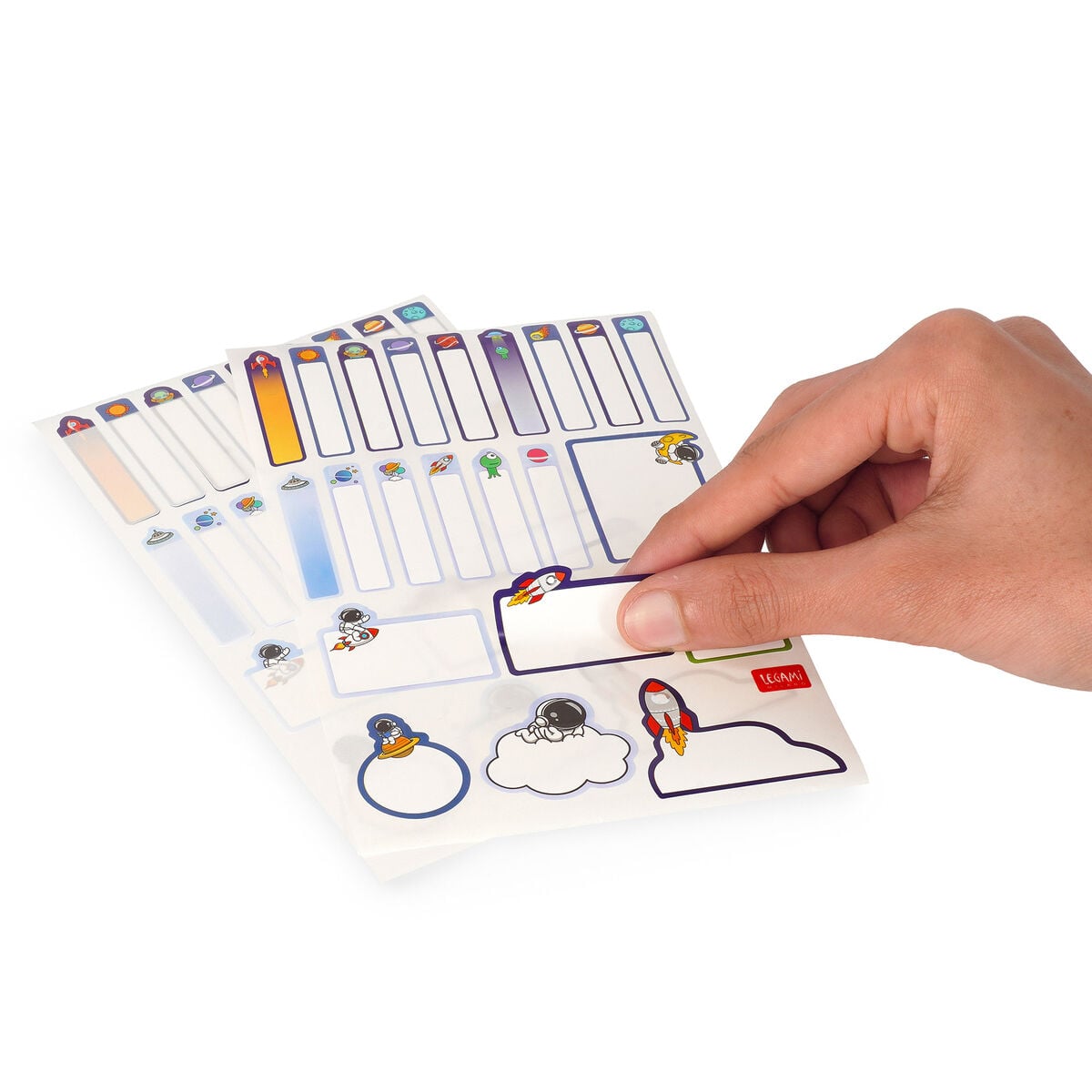 Legami - Protective Film with Adhesive Labels - My Name Is... - Space