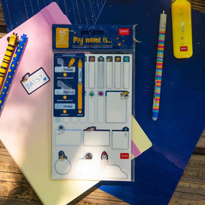 Legami - Protective Film with Adhesive Labels - My Name Is... - Space