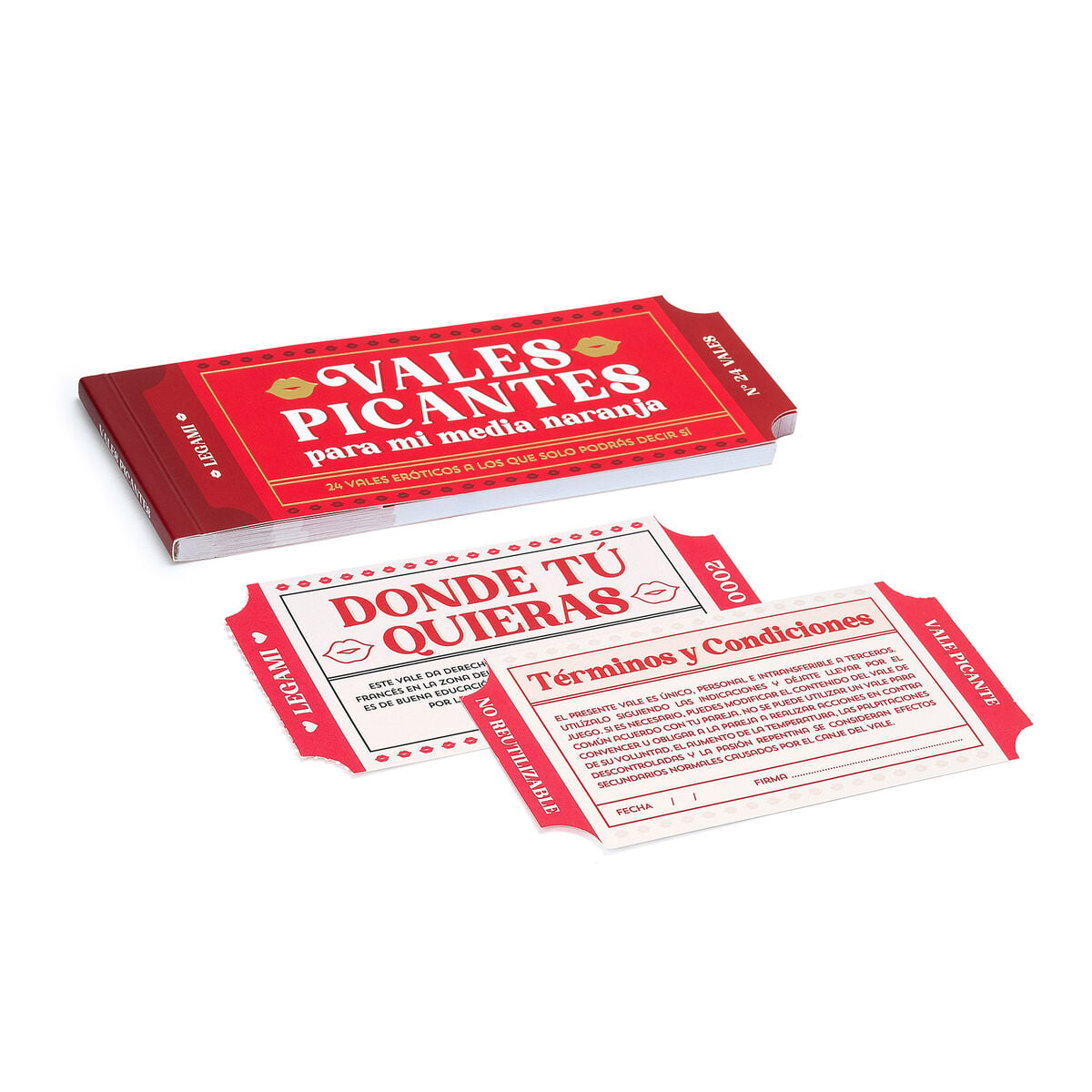 Legami - Kitap 24 Sexy Vouchers - Spanish - Gift Vouchers