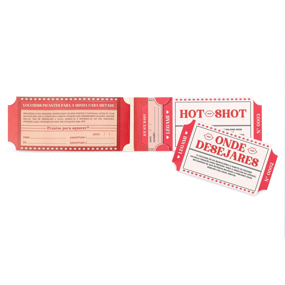 Legami - Book 24 Sexy Vouchers - Portuguese - Gift Vouchers