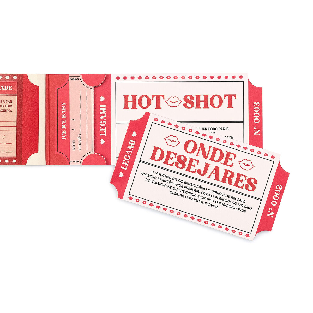 Legami - Book 24 Sexy Vouchers - Portuguese - Gift Vouchers