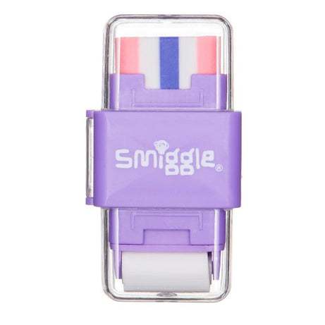 Smiggle - Sharp Again Rulo Silgi ve Kalemtıraş-Dinossi
