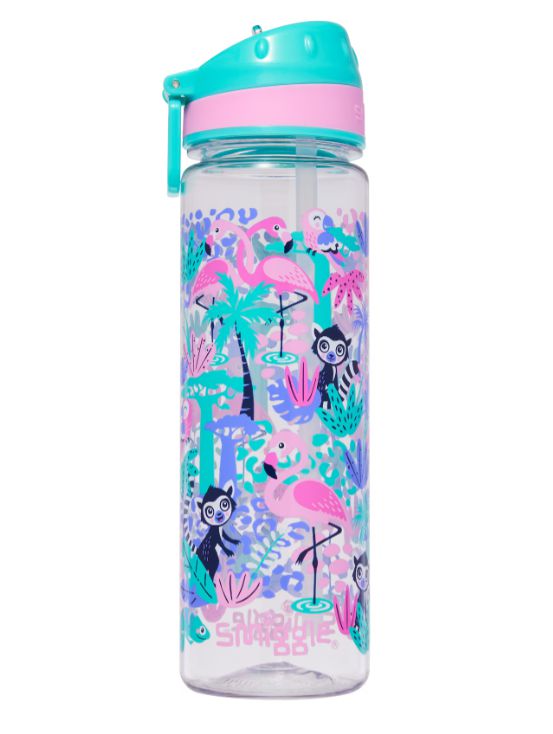 Smiggle - Wild Side 650ML Pipetli BPA'sız Suluk-Dinossi