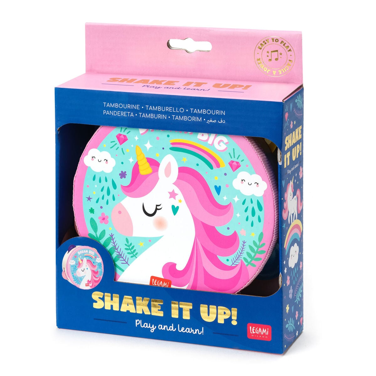 Legami - Unicorn Tambourine - Shake it Up!