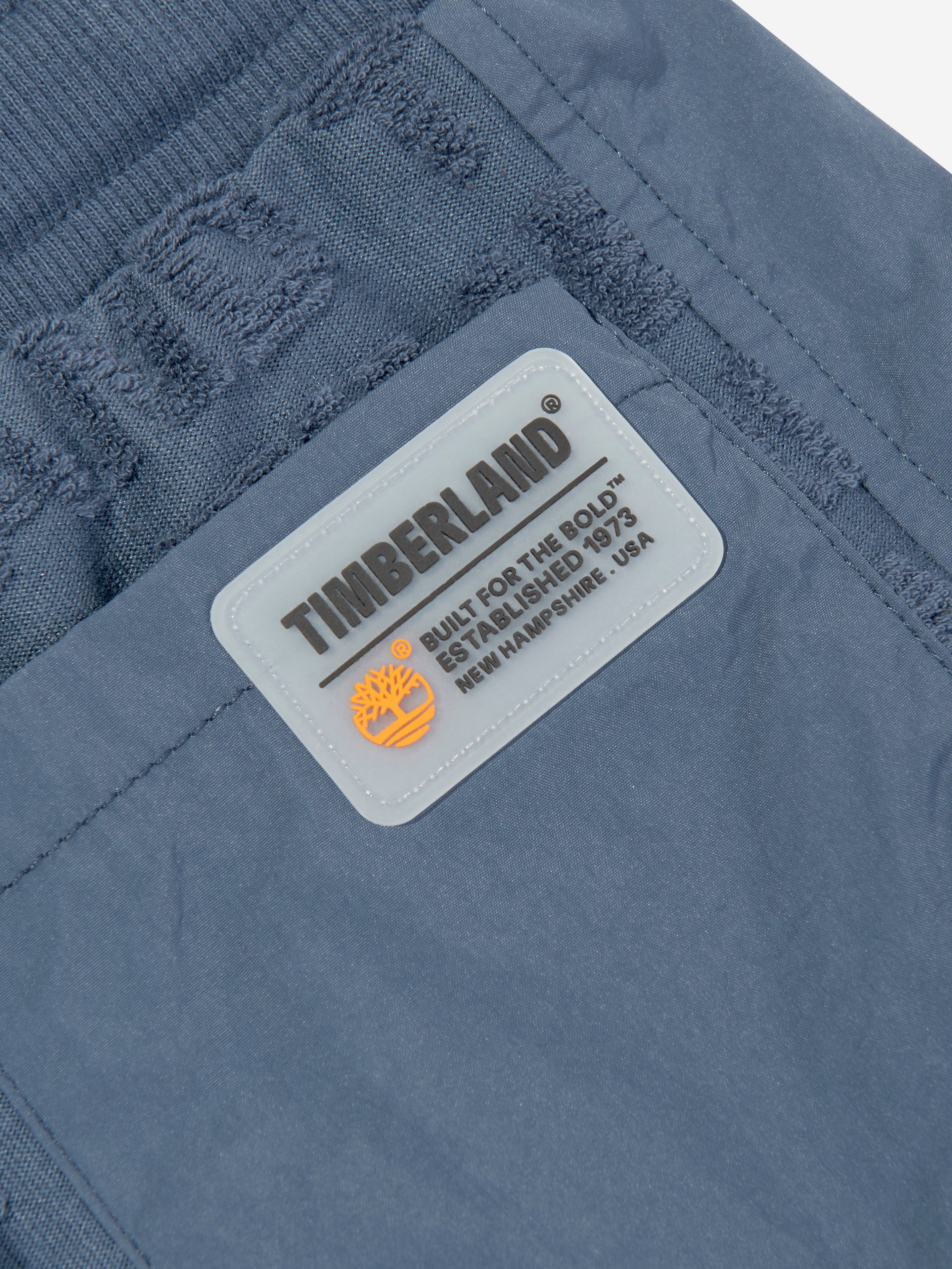 Timberland Boys Terry Towel Bermuda Shorts in Navy