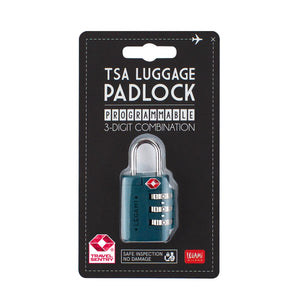 Legami - Luggage Padlock - Petrol Blue