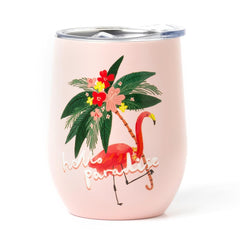 Legami - 325 ml Vakum Tumbler - Flamingo - Sıcak ve Soğuk