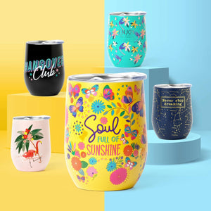 Legami - 325 ml Vakum Tumbler - Flamingo - Sıcak ve Soğuk