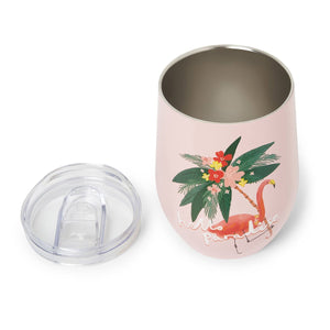 Legami - 325 ml Vakum Tumbler - Flamingo - Sıcak ve Soğuk