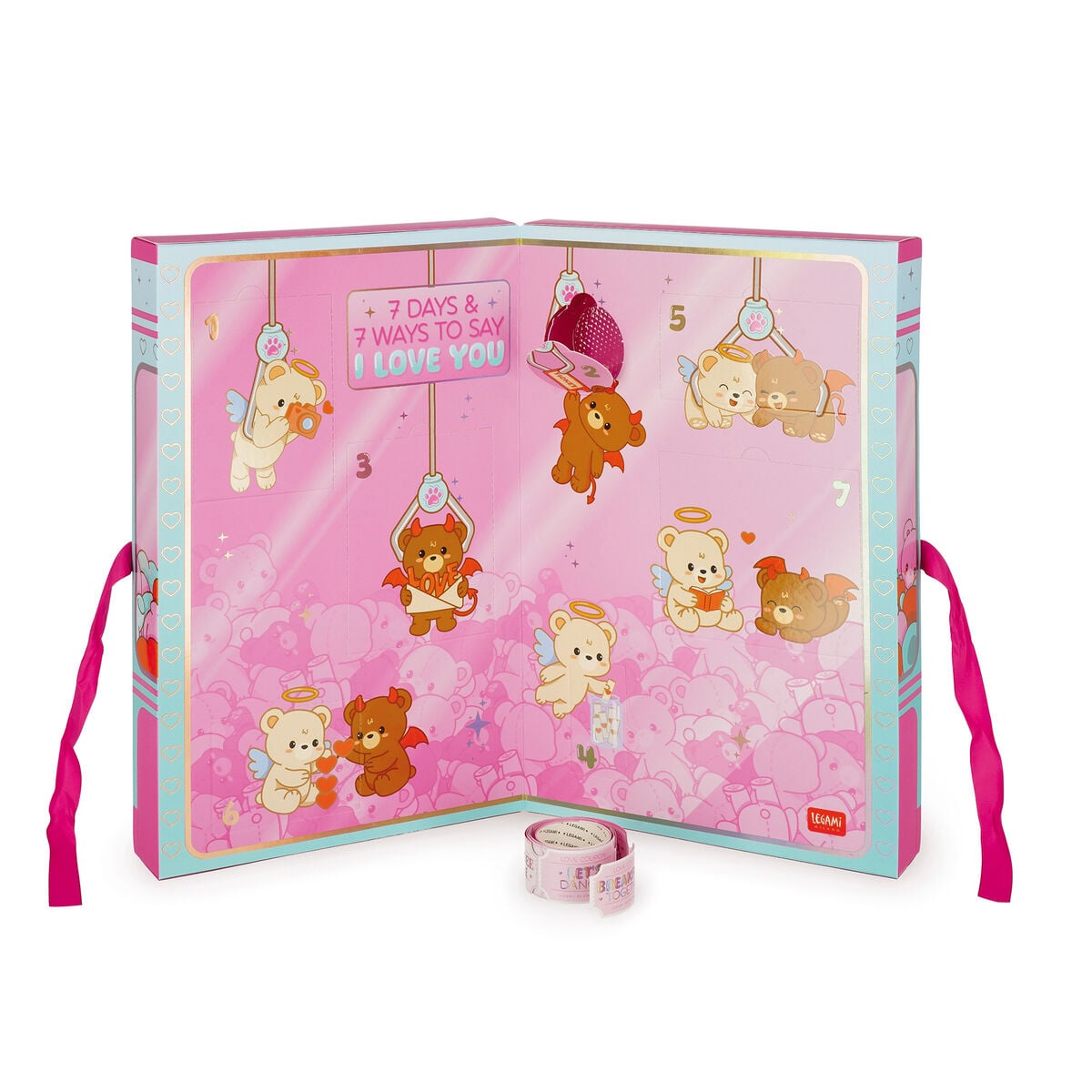 Legami - Box with 7 Surprises - 7 Days & 7 Ways to Say I Love You
