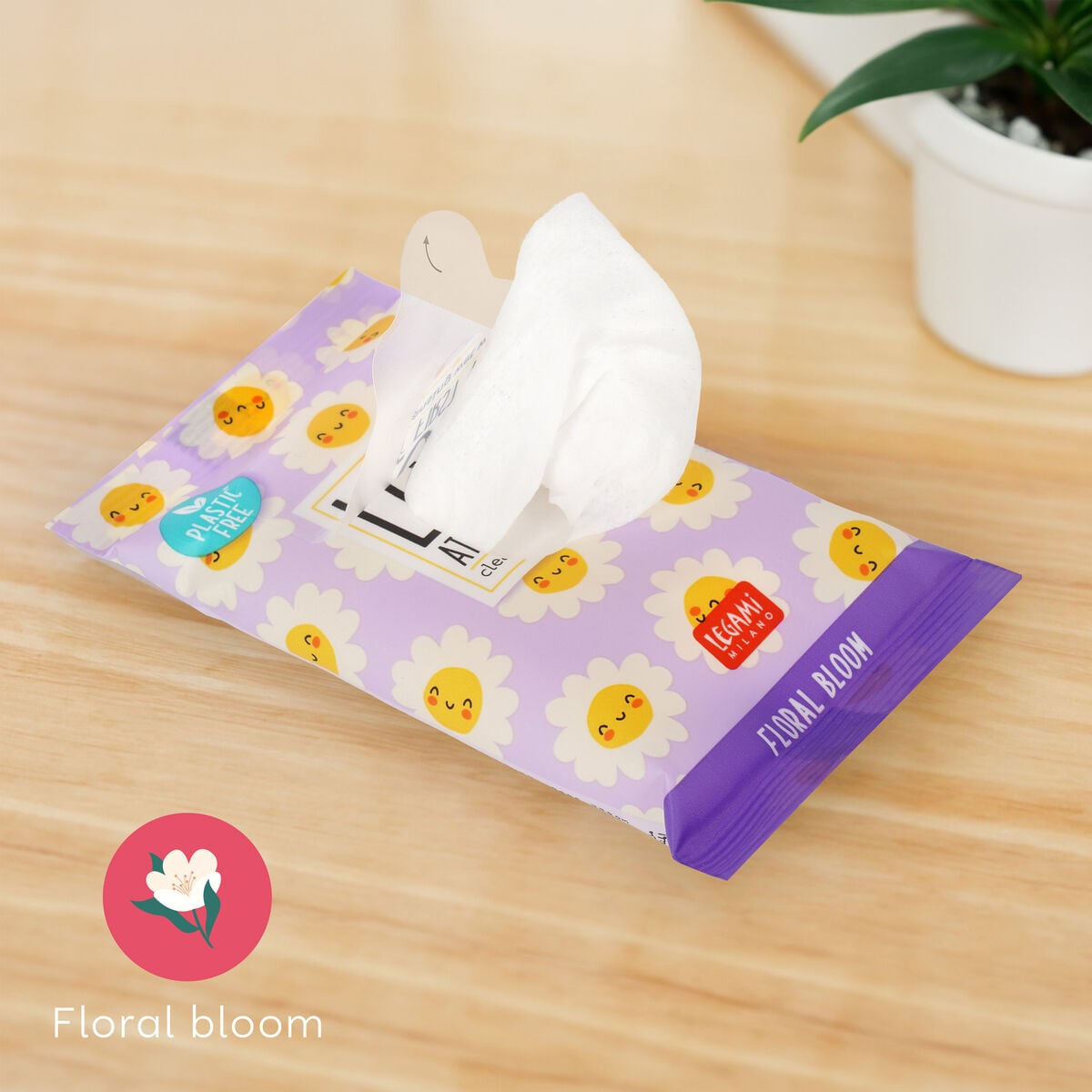 Legami - 10 Daisy Wet Wipes - Aşk At First Wipe