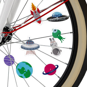 Legami - Seti 30 Bicycle Spoke Decorations - Uzay - Pimp Your Bike!
