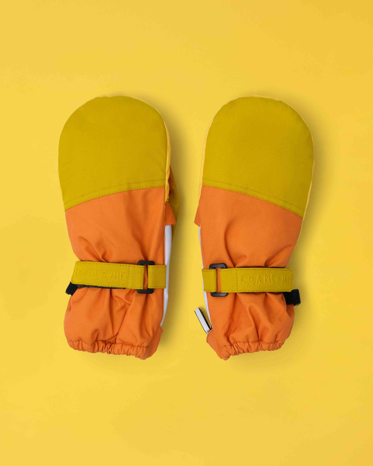 Roarsome - Çocuk Kayak Eldiveni - Sarı/Turuncu