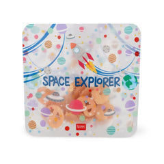 Legami - 3'lü Seti Reusable Snack Bags - Uzay - Snack Bags