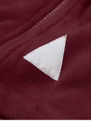 Zeco Kids School Polar Fleece Jacket in Maroon