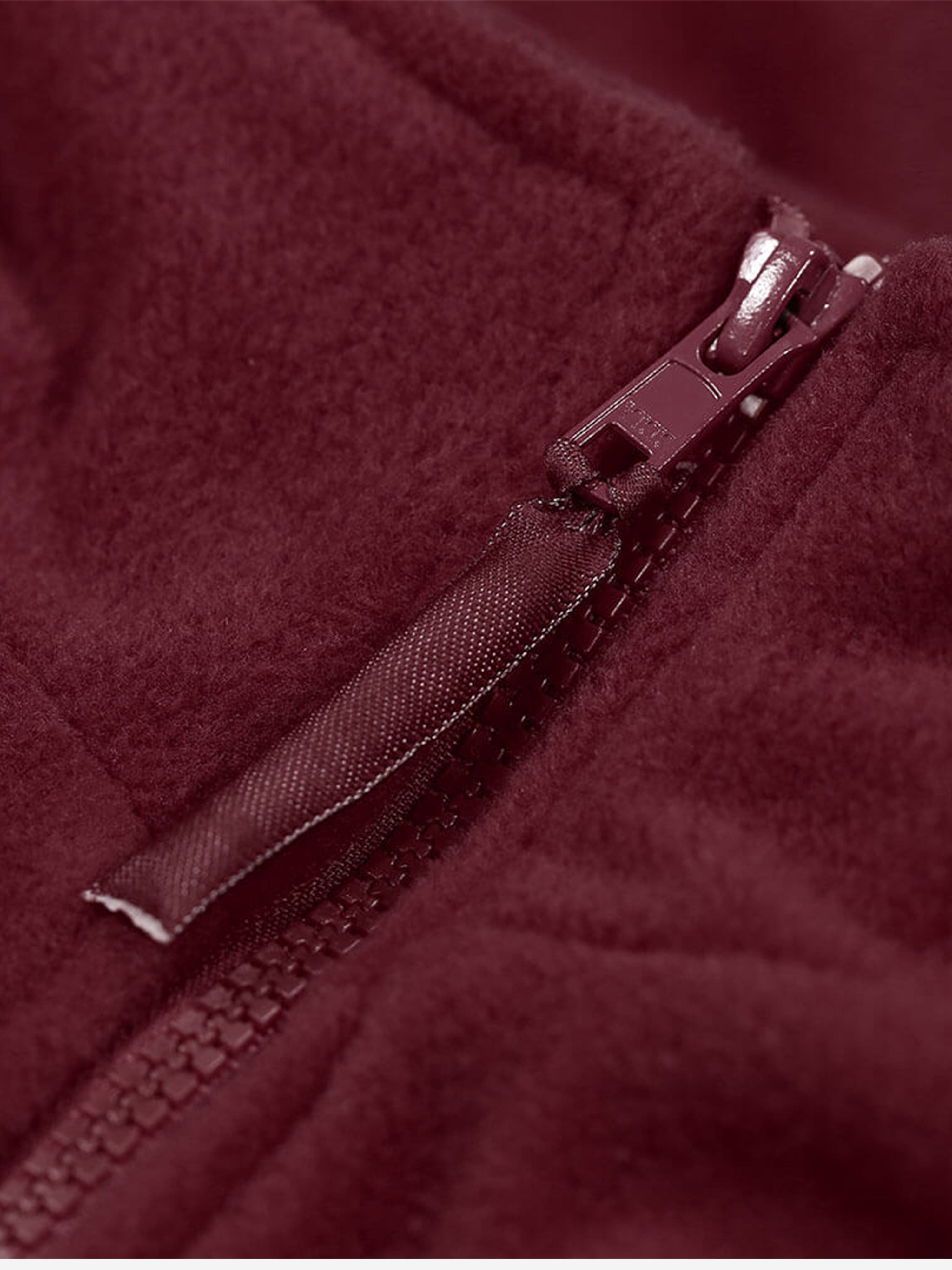 Zeco Kids School Polar Fleece Jacket in Maroon