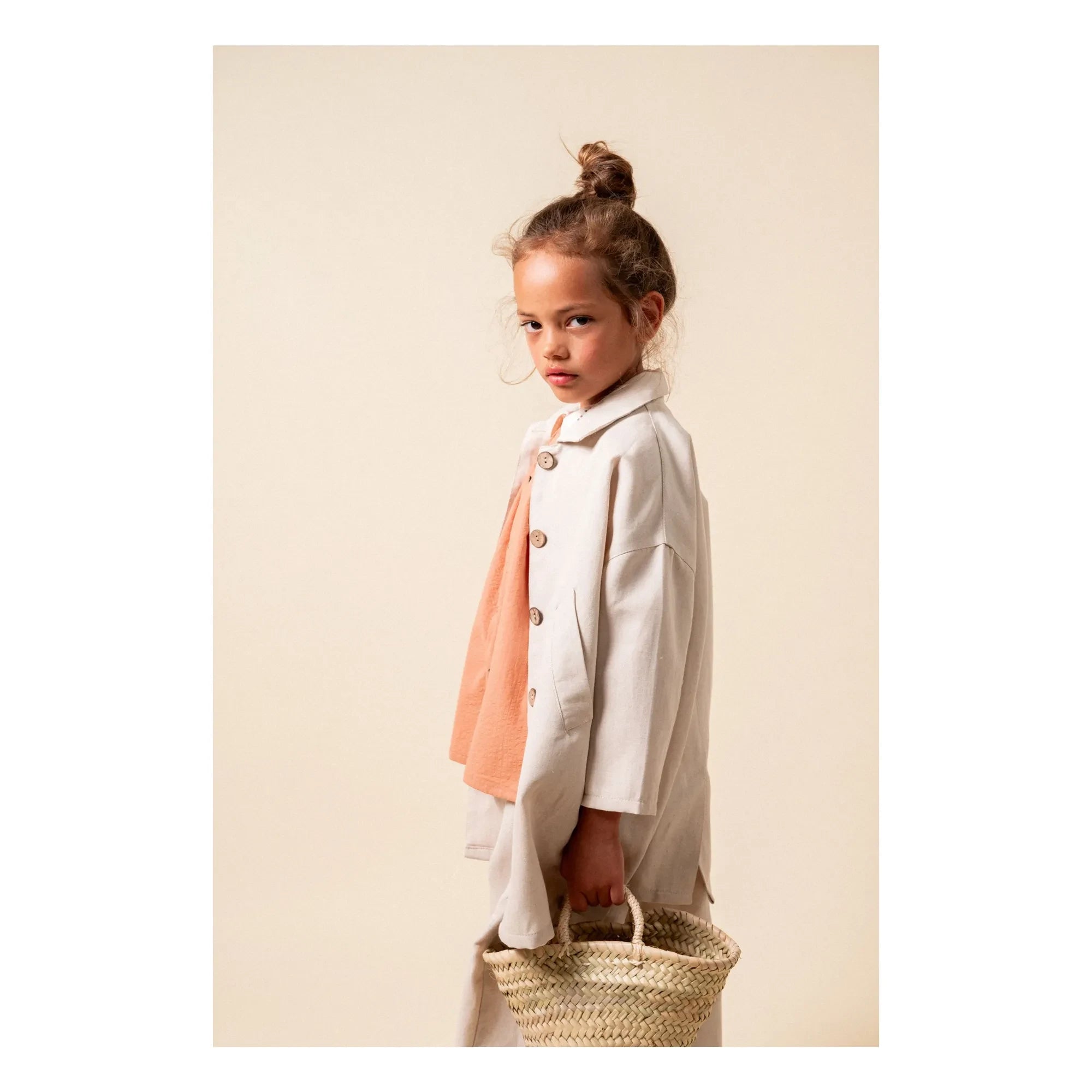 birinit - Claudine Collar Blouse Organic Cotton | Russet
